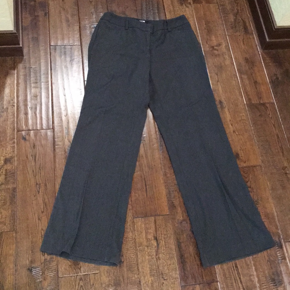 apt. 9 curvy fit size 6 grey dress pants